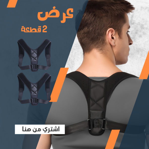 عرض قطعتين حزام الظهر